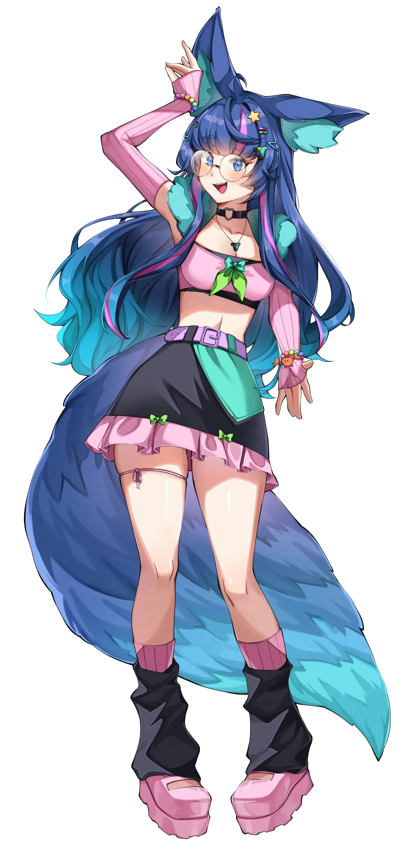 Fullbody image of Kira Kuroto